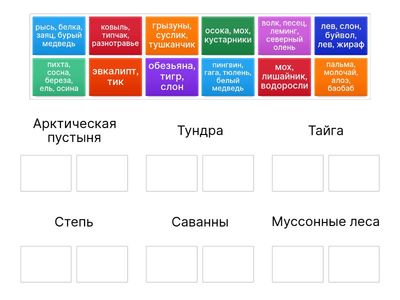 Природные зоны