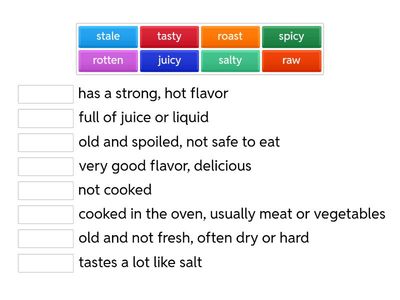 Describing food