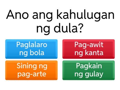 Filipino 5: Dula at Uri Nito