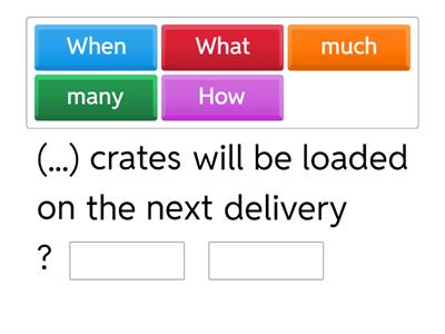 Complete the question