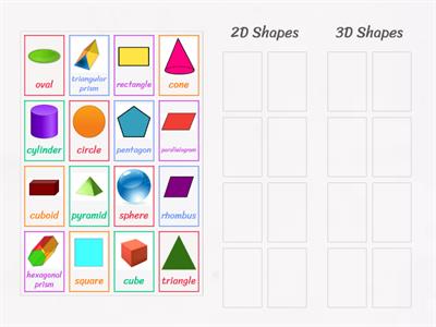 2D and 3D Shapes