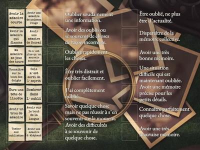 Expressions Mémoire