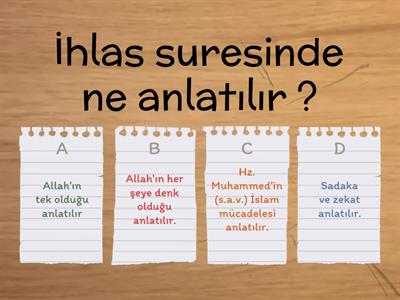 İhlas suresi