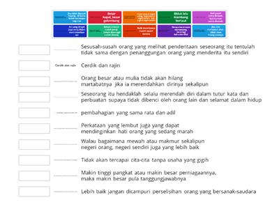 Peribahasa Menengah 3 - Bahagian A