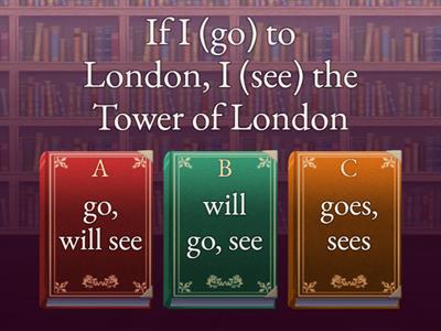 WW3 First Conditional grammar forms quiz (unless, if) 