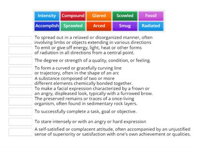 Holes Vocab Chapt 9-10 & 11-12