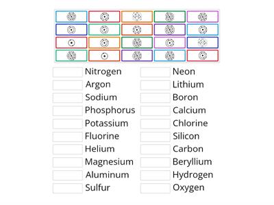 Electron Configuration Match Up