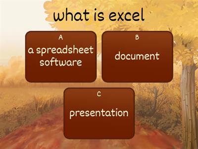 EXCEL QUIZ