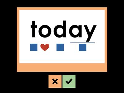UFLI Heart words