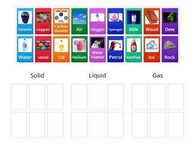 Solid, liquid or Gas?