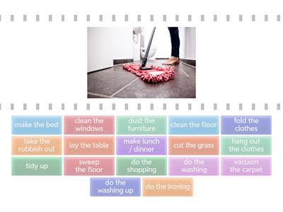  Gateway A2 Housework vocabulary