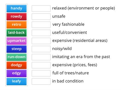UNIT 10 - DESCRIBING PLACES