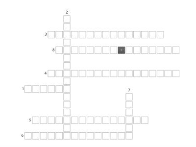 Sentence Structure Crossword!