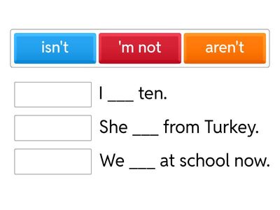 Together 4 Unit 2 przeczenie TO BE