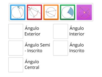 Reconoce tipos de ángulos. 