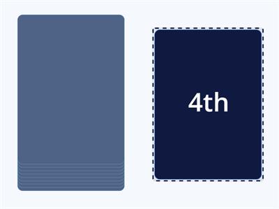 Spotlight 5 Module 3a Ordinal numbers
