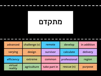  Perfecting vocabulary page4 HEBREW quiz game