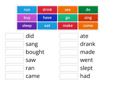 IRREGULAR VERBS