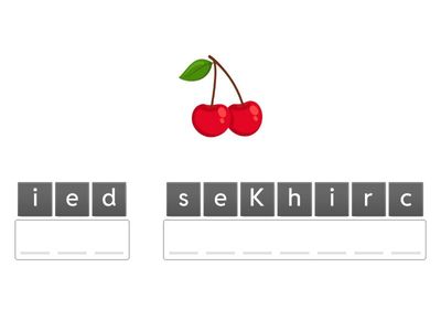 Obst 2. Klasse Vokabelliste