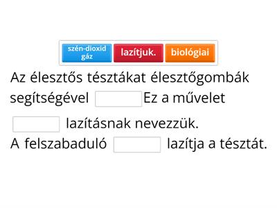 Alaptészták technológiája.