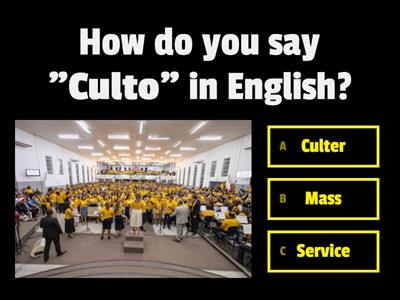 Culto em Inglês - Vocabulary