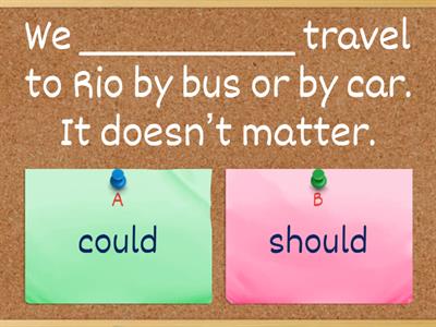 9.1 | Could or Should