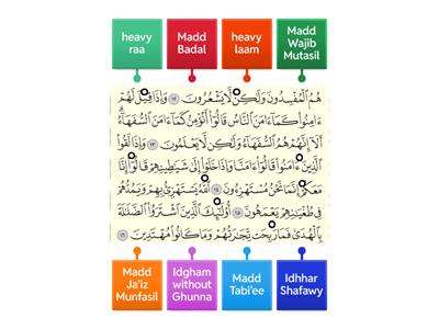 Tajweed activity 