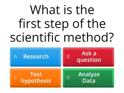 Scientific Method Quiz