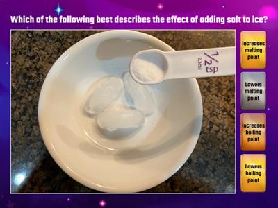 Investigate effects of impurities on the melting and boiling Points of substances