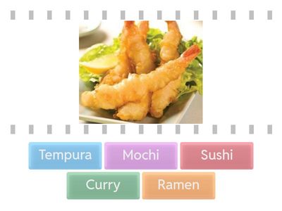  Japanese Food (Find the Match)