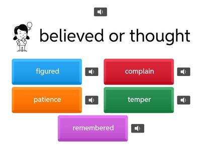 3rd My View U3 W2 Vocabulary 