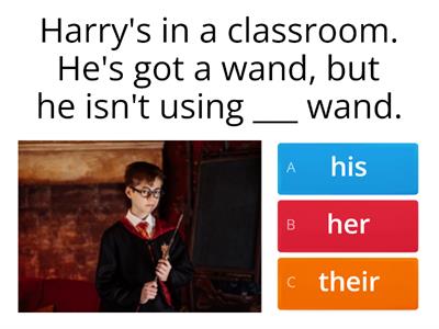 Rooftops 4 Unit 1 Pronouns Harry Potter