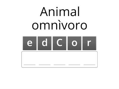 Animales segùn  su  clasificaciòn  