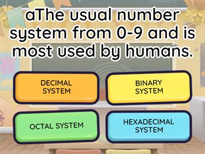 COMPUTER NUMBER SYSTEM - PRE-TEST