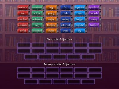 C1 Gradable and Non-gradable adjectives