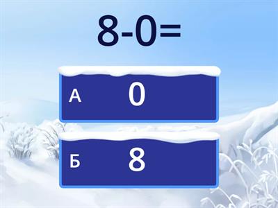 Сложение и вычитание 1 класс