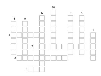 Crossword: Jobs (Elementary level 3B=