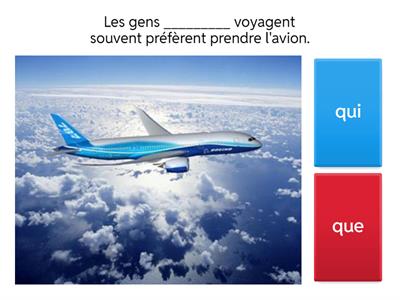 Pronoms relatifs qui que
