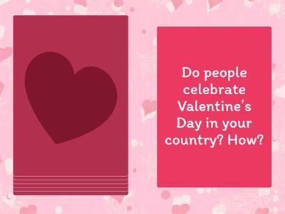 B1-B2 valentine's questions
