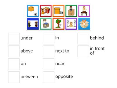 Prepositions of place