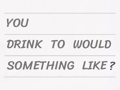 3Bu5 Ordering in a Restaurant