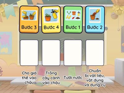 GHÉP HÌNH CÂY XANH