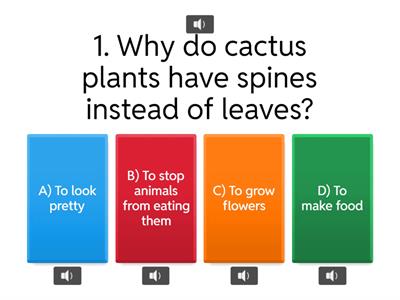 ESL Plant Adaptations 