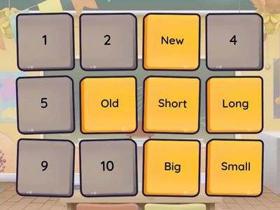 GG1_U1_Adjectives Matching pairs