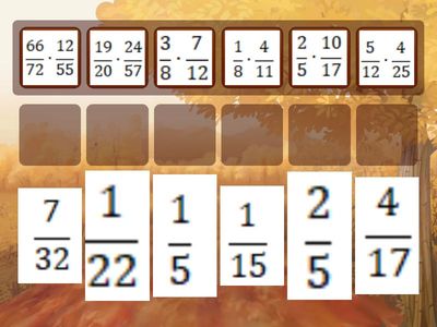 Множення звичайних дробів