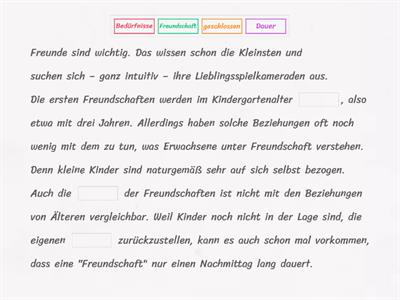 Freundschaften 