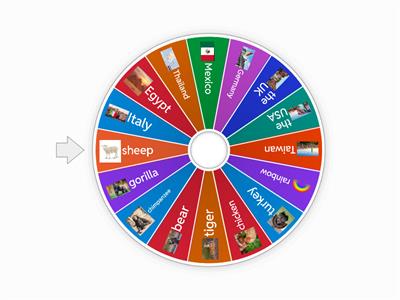 Grade 3 SPIN THE WHEEL