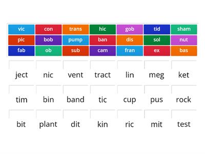 Multisyllable > Routine 23 > Match up