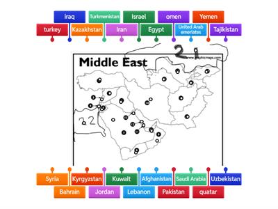 middle east map test-by sofia