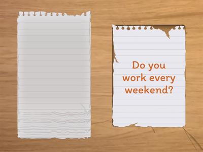 speaking A1 daily routine